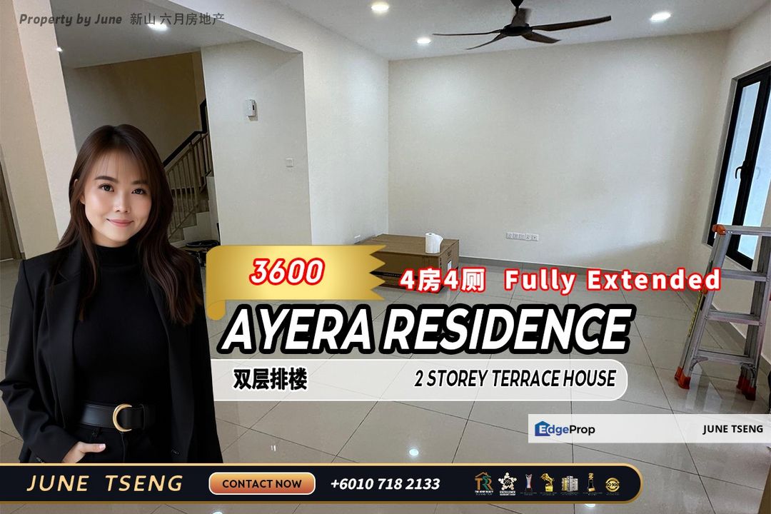 Ayera Residence - 2 Storey Terrace House For Rent, Johor, Masai