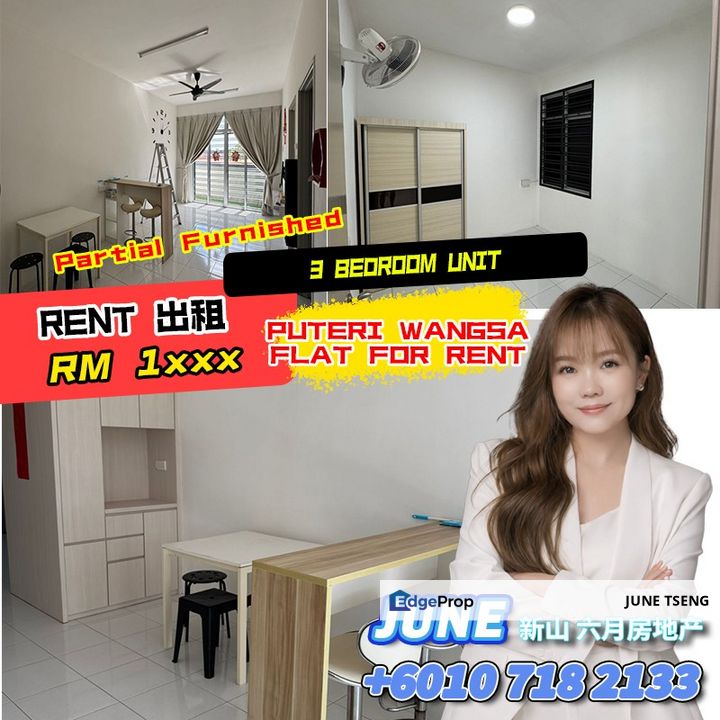 Puteri Wangsa - Flat For Rent, Johor, Ulu Tiram
