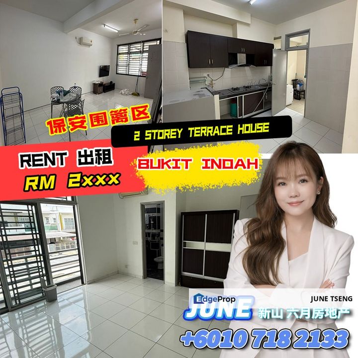 Bukit Indah - 2 Storey Terrace House For Rent, Johor, Johor Bahru