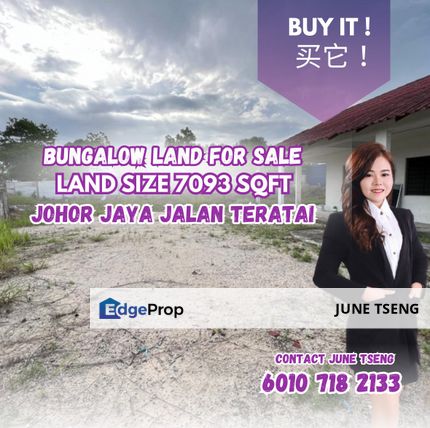 Bungalow land jalan teratai johor jaya , Johor, Johor Bahru