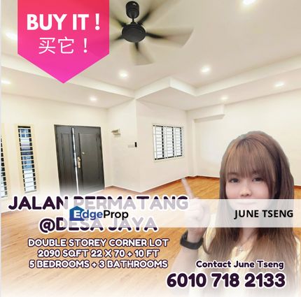 Desa jaya jalan permatang double storey, Johor, Johor Bahru