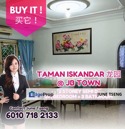 Taman iskandar semiD double storey , Johor, Johor Bahru