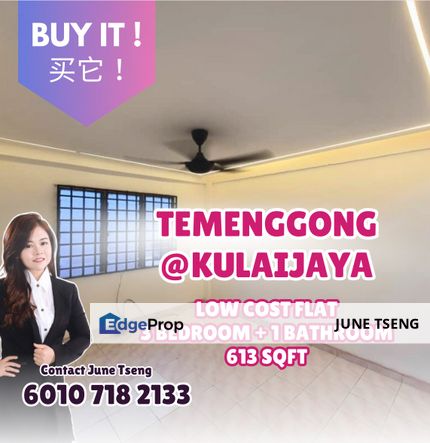 Low cost flat kulai temenggong, Johor, Kulai