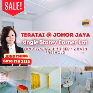 Johor jaya single storey corner lot for Sale @RM600,000 By JUNE TSENG ...