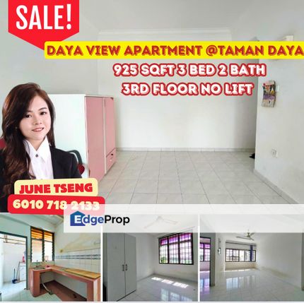 Daya view apartment jalan sagu, Johor, Johor Bahru