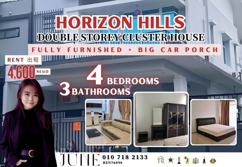 cluster horizon hills fully furnished