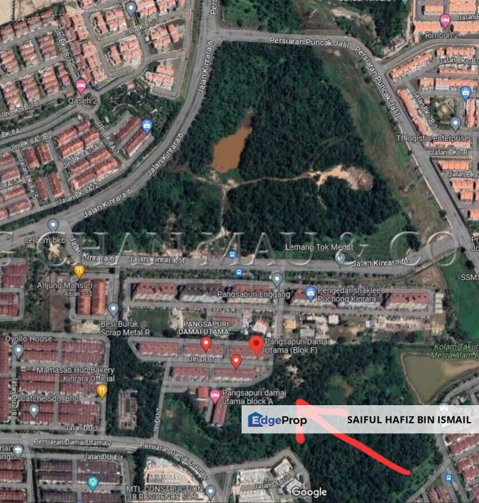 ~ 1 UNIT PANGSAPURI TAMAN DAMAI UTAMA BANDAR KINRARA PUCHONG UNTUK DIJUAL, Selangor, Bandar Kinrara Puchong