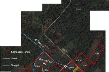 For sale :Tanah cantik 25 Ekar, Freehold dan geran individu di Sungai Tuntung, Hulu Langat Selangor. (Berdekatan D' Haslam)