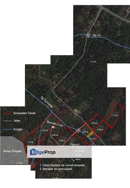 For sale :Tanah cantik 25 Ekar, Freehold dan geran individu di Sungai Tuntung, Hulu Langat Selangor. (Berdekatan D' Haslam), Selangor, Hulu Langat