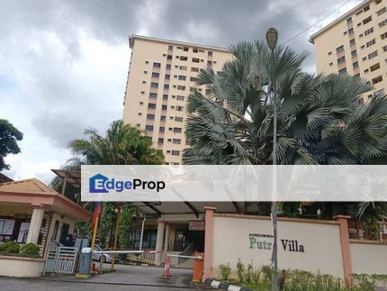 PUTRA VILLA CONDOMINIUM FOR RENT, NEAR LRT GOMBAK, Kuala Lumpur, Gombak