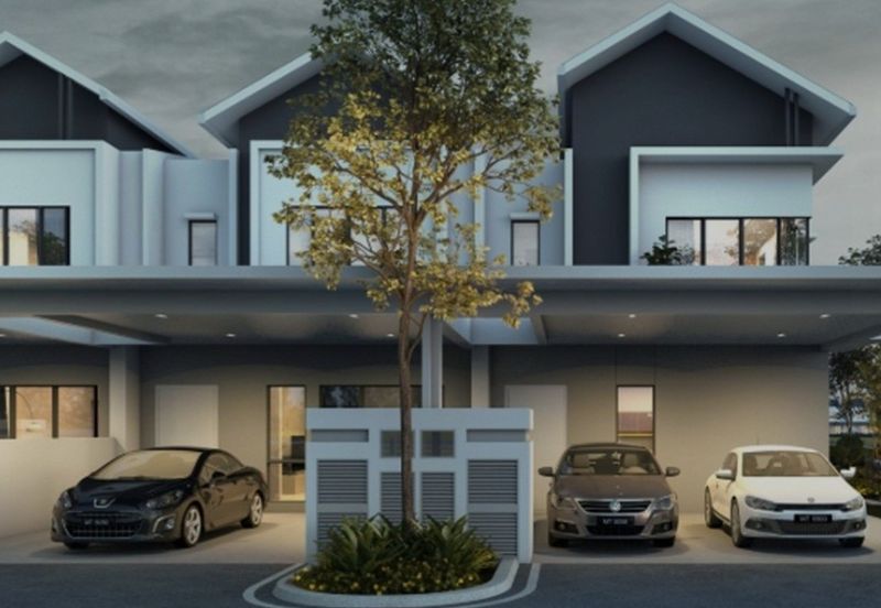 DBS1524 - DOUBLE STOREY TERRACE HOUSE END LOT UNIT LUNARIA III  @ HIJAYU 2 RESORT HOMES BANDAR SERI SENDAYAN SEREMBAN FOR SALE