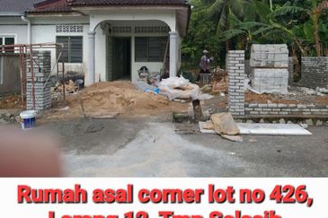 SSH1555 - [CORNER UNIT]  SINGLE STOREY TERRACE UNIT TAMAN SELASIH  LUKUT PORT DICKSON FOR SALE