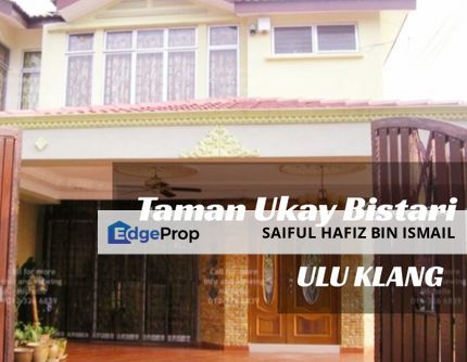 JT1138 - DOUBLE STOREY TERRACE HOUSE FOR SALE AT UKAY BISTARI ULU KLANG, Selangor, Ulu Kelang