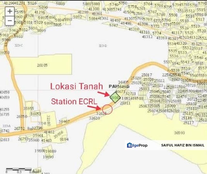 L1171&L1172(c) - 9.05 EKAR TEPI JALAN UTAMA  KL- KUANTAN (BERDEKATAN STESEN ECRL MARAN) UNTUK DIJUAL, Pahang, Maran Mengkarak