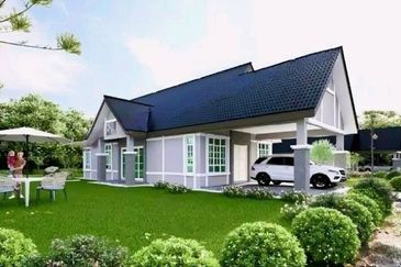 NIA1016-BANGLO SATU TINGKAT MURAH!! MURAH!!  - PORT DICKSON HEIGHTS UNTUK DIJUAL