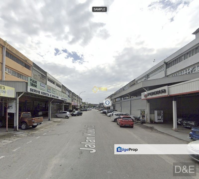 For Sale# Taman Sri Muda, Shah Alam# 4 storey Terraced Factory# Ground ...
