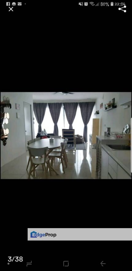 For Rent Trefoil Condominium fully furnished nearby setia city mall & tenby school, Selangor, Setia Alam/Alam Nusantara
