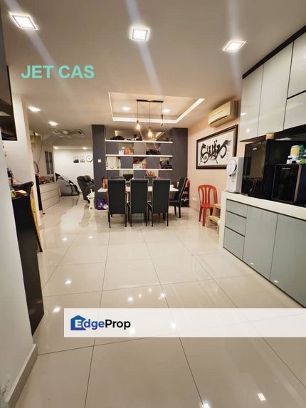 For sale taman sri andalas klang double storey renovated & extended partially furnished facing open, Selangor, Klang