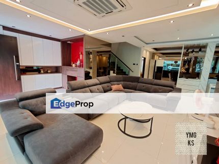 For sale Bandar Parklands Klang  Cluster Semi D  Fully Furnished with Morden Interior Design Renovated & Extended, Selangor, Klang