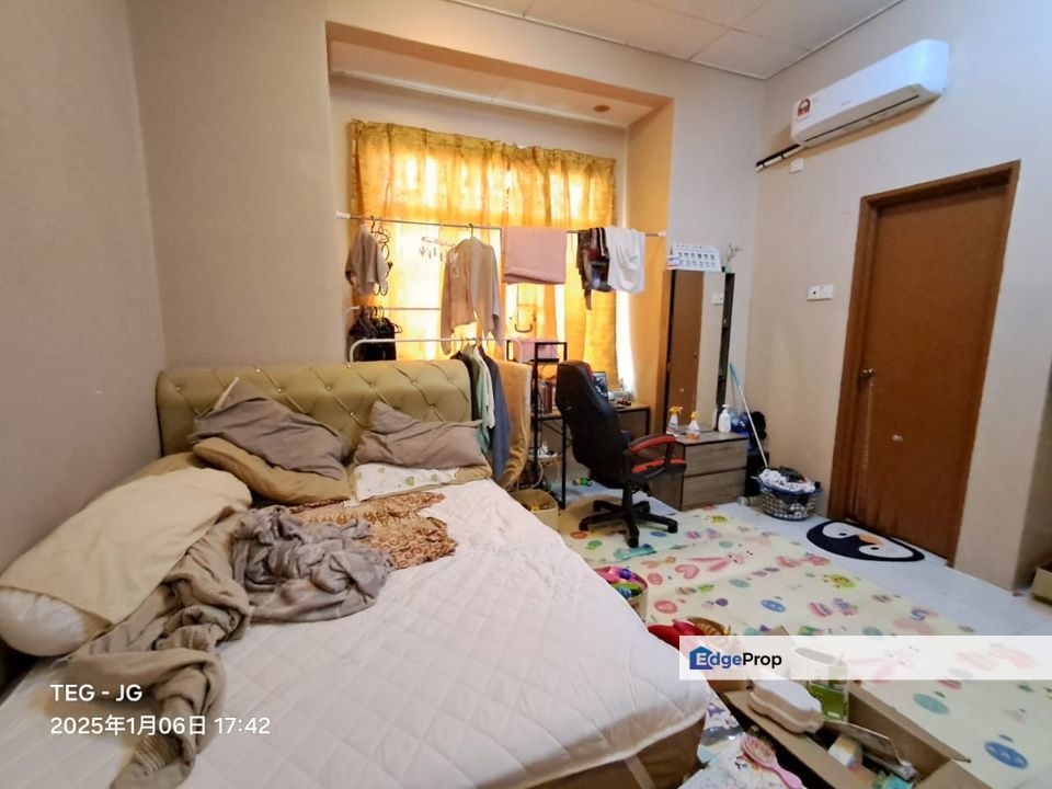 For sale  Sungai Kapar Indah Klang Double storey partially furnished, Selangor, Kapar 