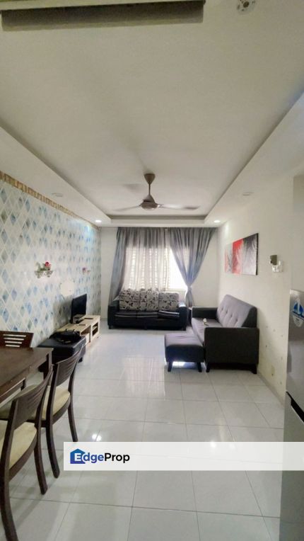 For rent pangsapuri kemuning aman shah alam fully furnished , Selangor, Shah Alam