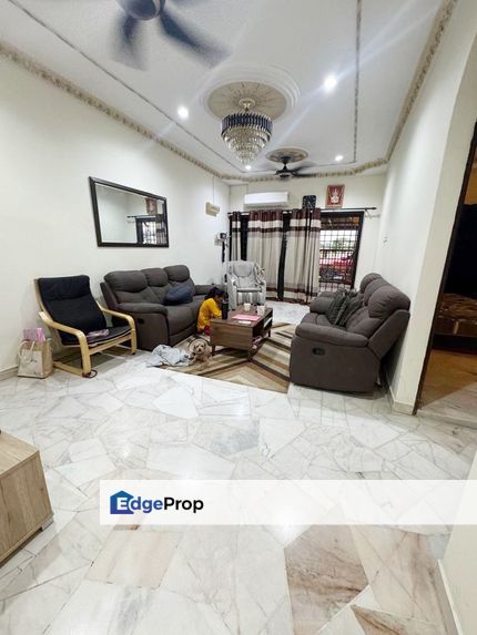 For sale taman klang utama klang single storey facing field renovated & partially furnished, Selangor, Klang