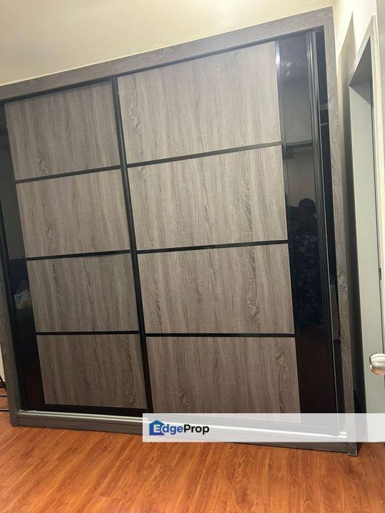 For sale pangsapuri kemuning idaman shah alam fully furnished, Selangor, Shah Alam