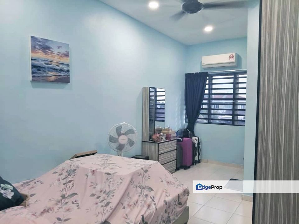 For sale taman seri mewah Meru Klang Double Storey House extended renovated facing playground, Selangor, Klang