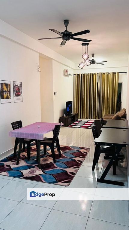 For Rent# BSP 21, Jenjarom# Condominium# Fully furnished# Near MAHSA University & LRT, Selangor, Jenjarom