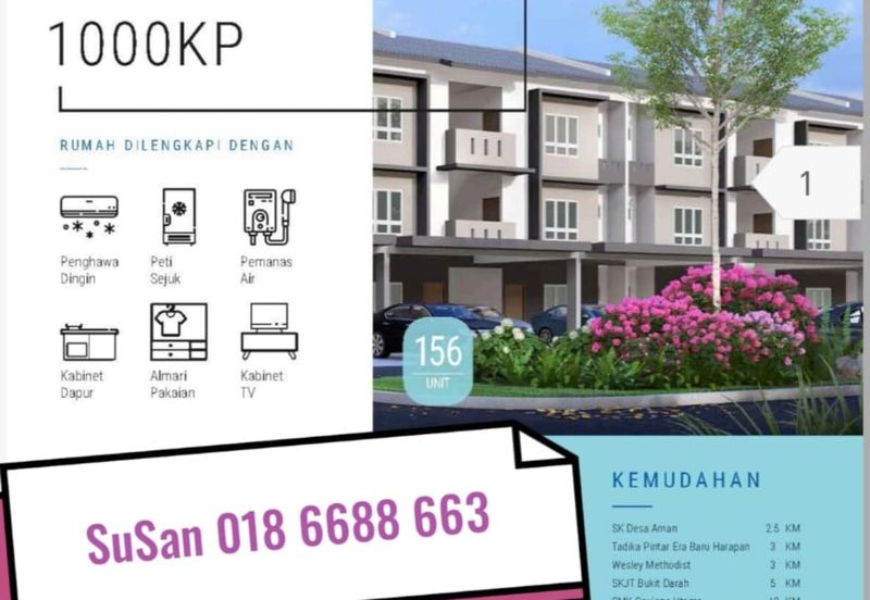 3 Stry Townhouse Rumah Selangorku, (Sg Buloh) One level One unit