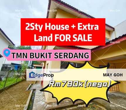  2 Storey  House @ Taman Bukit Serdang  [ + extra land ], Selangor, Seri Kembangan