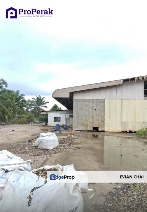 10 Acres Heavy Factory& Industrial Land tronoh,Pond Side,Private,Only 400m To Main Road,Cheap For Sale, Perak, Tronoh