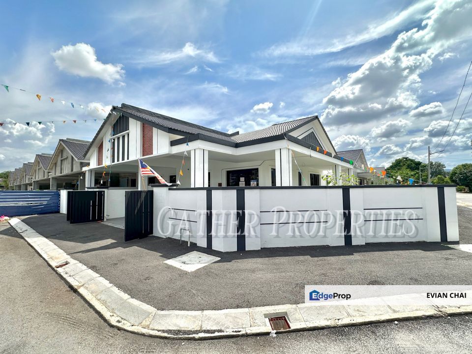 Freehold Rumah Baru Single Teres/Corner@Meru Ipoh,Berdekatan Ke Mydin,Bulatan Meru,Limited, Perak, Kinta
