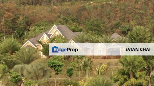 Ipoh Perak 3 Acre European-design,2-storey Stone-Clad Bungalow With Private Pool n Gated Communities For Sale, Perak, Kinta