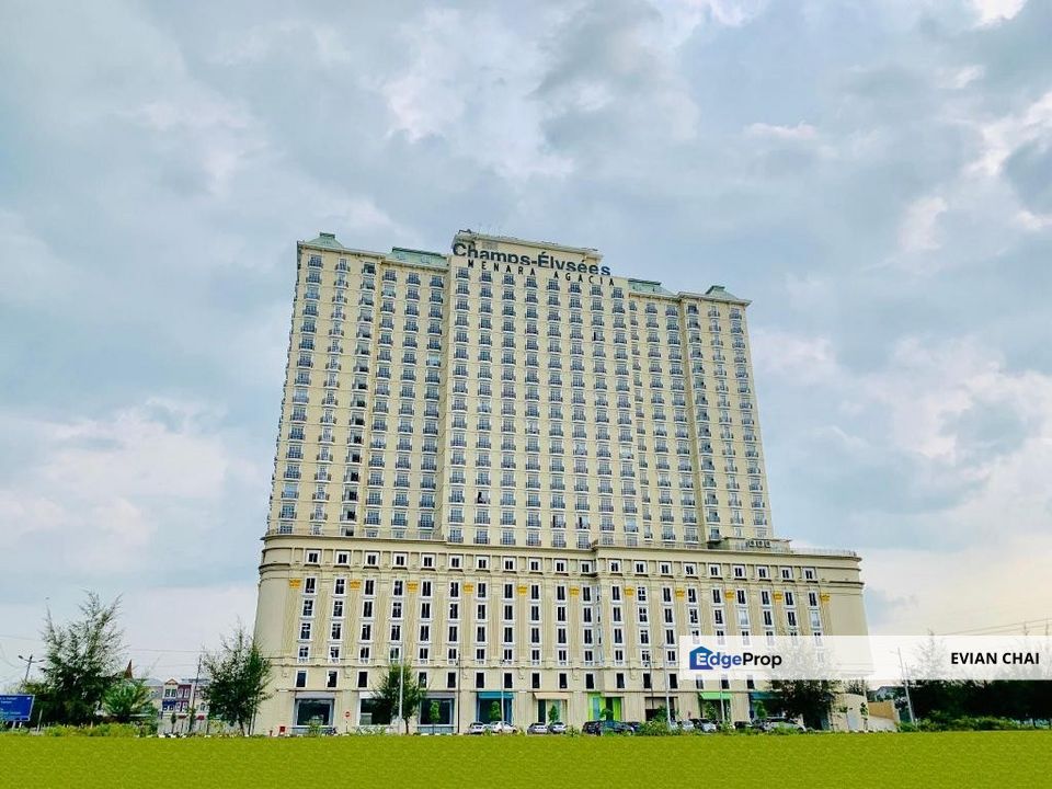 Kampar Champs-Elysees Fully Furnished Service Suite 3 Units ROI Return For Sale, Perak, Kampar