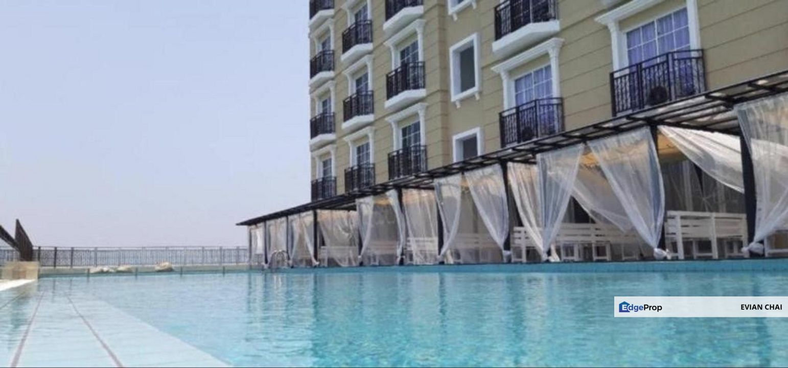 Kampar Champs-Elysees Fully Furnished Service Suite 3 Units ROI Return For Sale, Perak, Kampar