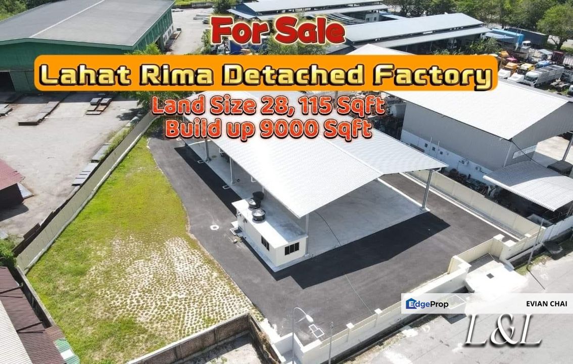 Lahat Ipoh Perak Factory,Warehouse Wth Extra Land,Easy To Highway,For Sale, Perak, Ipoh