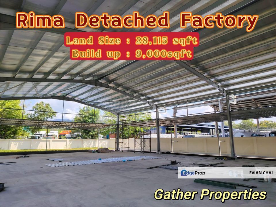 Lahat Ipoh Perak Factory,Warehouse Wth Extra Land,Easy To Highway,For Sale, Perak, Ipoh