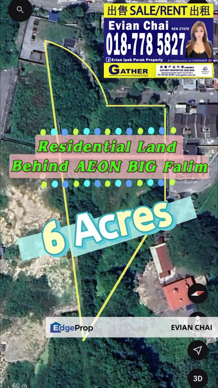 AEON Big Falim Ipoh,Tf Value Mart Side,Residential Land,Developer Housing Lot Best Buy, Perak, Kinta
