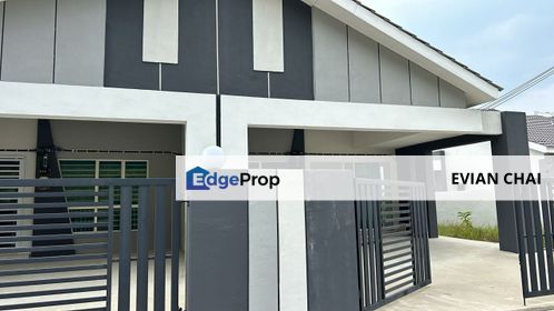 Mosey Hill Super Size End Lot Lahat New Single Storey House For Sale,With Extra Land, Perak, Ipoh