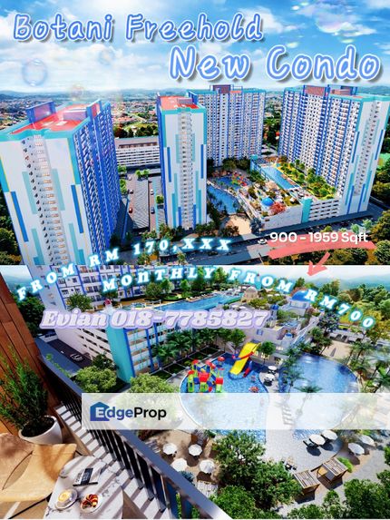 Botani Ipoh Freehold Brand New Condo With Santorini Theme,Affordable Luxury,Every One Can Buy!, Perak, Ipoh