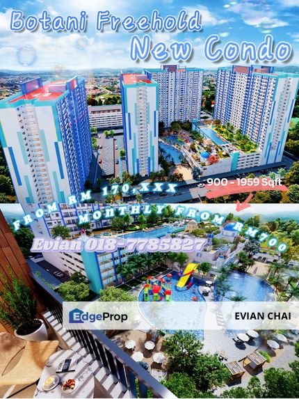 Botani Ipoh Freehold Brand New Condo With Santorini Theme,Affordable Luxury,Every One Can Buy!, Perak, Ipoh