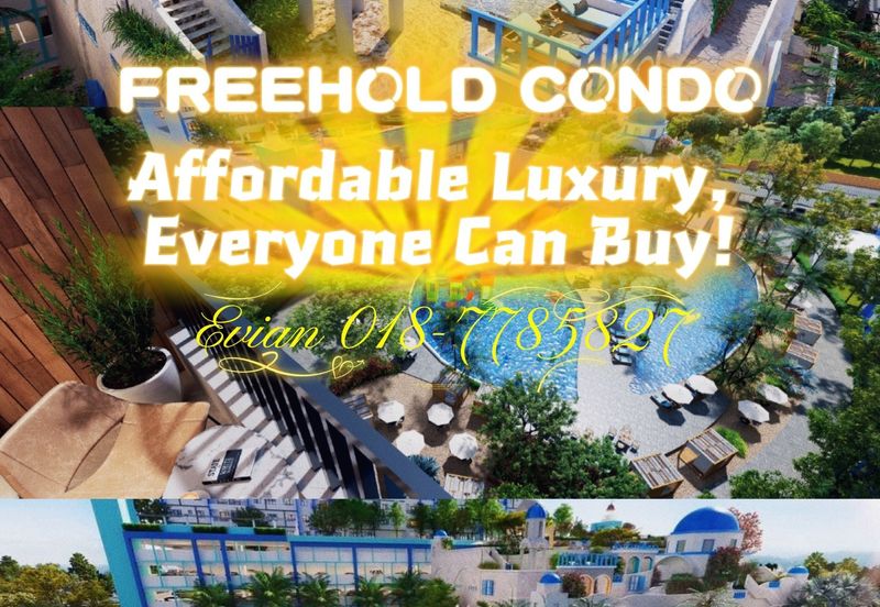 Botani Ipoh Freehold Brand New Condo With Santorini Theme,Affordable Luxury,Every One Can Buy!