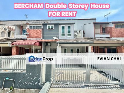 Bercham Jaya,Walking Distance To 老友记 Food Court,Double Storey House For Rent *Move In Condition*, Perak, Ipoh