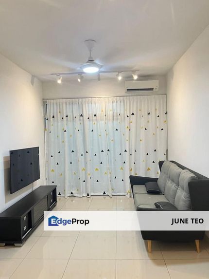 Low Floor Fully Furnished Excellent Ambient 3room Apt @ Meridin Bayvue for Rent, Johor, Masai