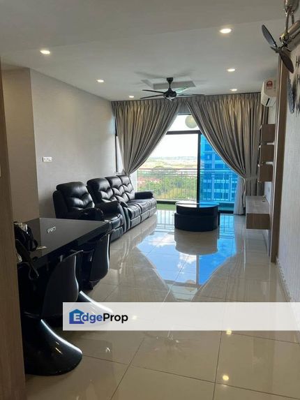 Low Density Fully Furnished Good Condition Spacious 3room Apt @ Seri Austin Residence for Sale, Johor, Johor Bahru