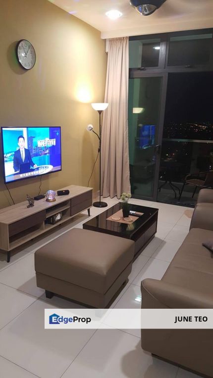 Strategic Location High Floor City View Fully Furnished 1room Apt @ Green Haven for Rentd, Johor, Masai