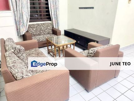 Strategic Location Partial Furnished Good Condition 3room Walkup Mid Cost Flat @ Permas Jaya for Rent, Johor, Permas Jaya/Senibong