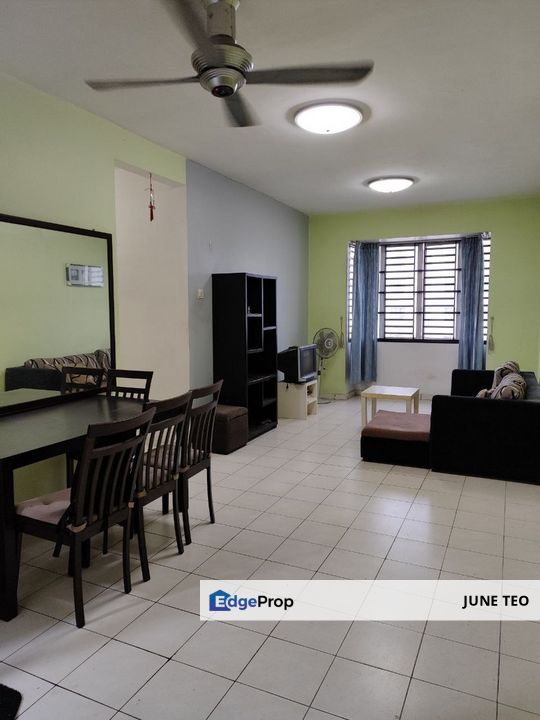 Strategic Location High Floor Partial Furnished 3room Apt @ Nusa Perdana for Rent, Johor, Gelang Patah