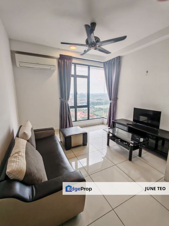 Strategic Location Fully Furnished High Floor City View 1room Apt @ 1Tebrau Apt for Rent, Johor, Johor Bahru